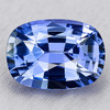 7x5 mm { 0.98 cts} Cushion Extreme Brilliancy Natural Top Blue Ceylon Sapphire {Flawless-VVS}--AAA Grade