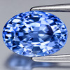 7x5 mm { 1.23 cts } Oval Extreme Brilliancy Natural AAA Ceylon Blue Sapphire (Flawless-VVS)--AAA Grade