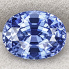 7x5.5 mm { 1.25 cts } Oval Extreme Brilliancy Natural Top Blue Ceylon Sapphire (Flawless-VVS)--AAA Grade