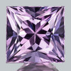 4.00 mm { 0.45 cts } Square Machine Princess Cut Extreme Brilliancy Natural Purple Sapphire {Flawless-VVS}