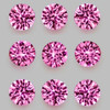 2.80 mm 9 pcs Round Machine Brilliant Cut Extreme Brilliancy Intense Pink Sapphire Natural {Flawless-VVS}-AAA Grade