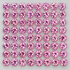 1.30 mm 74 pcs Round Machine Brilliant Cut Extreme Brilliancy Natural AAA Pink Sapphire {Flawless-VVS}--AAA Grade