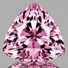 4.50 mm 1 pc Trillion AAA Fire Natural Pink Sapphire {Flawless-VVS}--AAA Grade