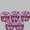 3.00 mm 5pcs { 0.90 cts } Cushion AAA Fire Intense Pink Sapphire Natural {Flawless-VVS}--AAA Grade