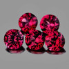 3.30 mm 5 pcs Round Best AAA Fire Red Spinel Mogok Natural {Flawless-VVS1}