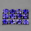 5x3 mm 12 pcs Oval Bright Bluish Violet Iolite Natural {Flawless-VVS1}