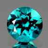 7.50 mm Round { 1.51 cts} AAA Fire Intense Paraiba Green Blue Apatite (Flawless-VVS1)--AAA Grade