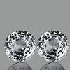 3.50 mm 2 pcs Round AAA Fire Natural White Sapphire {Flawless-VVS1}