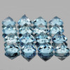 2.50 mm 20 pcs Round AAA Fire Top Blue Aquamarine Natural  {Flawless-VVS}