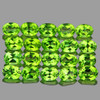 4x3 mm 20 pcs Oval AAA Fire AAA Green Peridot Natural {Flawless-VVS1}