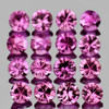 2.20 mm 25 pcs Round Machine Cut Intense Pink Spinel Mogok Natural {Flawless-VVS1}