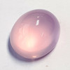 25.78 cts Oval Cabochon 21x16 mm AAA Pastel Pink Rose Quartz Natural {Flawless-VVS}