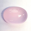 20.03 cts Oval Cabochon 21x15 mm AAA Pastel Pink Rose Quartz Natural {Flawless-VVS}