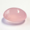 28.15 cts Oval Cabochon 22x17mm AAA Pastel Pink Rose Quartz Natural {Flawless-VVS}