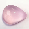 16.27 cts Pear Cabochon 20x15 mm AAA Pastel Pink Rose Quartz Natural {Flawless-VVS}