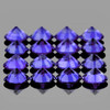 2.30 mm 16 pcs Round AAA Premium Violet Blue Sapphire Natural (Unheated) {Flawless-VVS}--AAA Grade