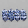 2.70 mm 12 pcs Round Machine Cut Ceylon Blue Sapphire Natural (Unheated) {Flawless-VVS}