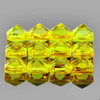 2.50 mm 12 pcs Square Princess Cut AAA Canary Yellow Sapphire Natural {Flawless-VVS1}