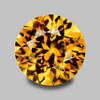 7.50 mm {1.40 cts} Round AAA Fire Intense AAA Golden Yellow Beryl 'Heliodor' Natural {Flawless-VVS1}