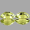 7x5 mm 2 pcs {1.40 cts} Oval Best AAA Fire Yellow Beryl 'Heliodor' Natural {Flawless-VVS1}