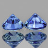 3.80 mm 2 pcs Round Machine Cut AAA Ceylon Blue Sapphire Natural {Flawless-VVS}--AAA Grade