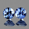 3.50 mm 2 pcs Round Brilliant Cut AAA Fire Natural Ceylon Blue Sapphire {Flawless-VVS}