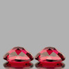 8x6 mm 2 pcs {2.95 cts} Oval AAA Fire AAA Padparadscha Pink Rhodolite Garnet Natural (Umbalite) {Flawless-VVS1}