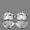 1.90 mm 2 pcs Round Color D-F White Diamond Natural {VVS} AAA Grade