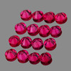 1.70 mm 35 pcs Round Brilliant Cut AAA Red Mozambique Ruby Natural (Unheated) {Flawless-VVS}--AAA Grade