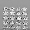 1.90-2.00 mm 25 pcs Round Brilliant Cut Extreme Brilliancy Natural White Sapphire {Flawless-VVS}