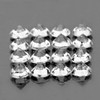 1.80 mm 30 pcs Round Brilliant Cut AAA Fire Natural White Sapphire {Flawless-VVS}