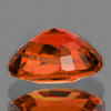 5x4 mm Oval Best AAA Orange Sapphire Natural {Flawless-VVS}--AAA Grade