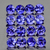 3.00 mm 16 pcs Round AAA Fire Top Bluish Violet Iolite Natural {Flawless-VVS1}