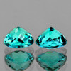 5.00 mm 2 pcs Round Brilliant Cut AAA Fire AAA Paraiba Green Blue Apatite Natural {VVS}