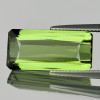 23x9mm { 13.10 cts} Rectangle AAA Lustrous Natural Green Apatie from Madagascar