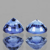3.80 mm 2 pcs Round AAA Fire Ceylon Blue Sapphire Natural {Flawless-VVS}
