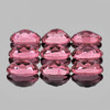 4x3 mm 9 pcs Oval Machine Cut AAA Fire Padparadscha Pink Tourmaline Natural {Flawless-VVS1}--AAA Grade