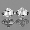 2.70 mm 2 pcs Round Color D-F Extreme Brilliancy Natural White Diamond {VVS} --AAA Grade