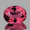 7.5x6 mm Oval {1.02 cts} AAA Fire AAA Padparadscha Pink Tourmaline Natural {Flawless-VVS)