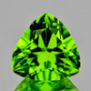 9.00 mm Trilliant AAA Fire AAA Green Peridot Natural {VVS}