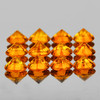 2.70 mm 12 pcs Round AAA Fire Intense AAA Golden Orange Sapphire Natural {Flawless-VVS}