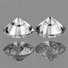 2.80 mm 2 pcs Round Color F-G Extreme Brilliancy Natural White Diamond --AAA Grade