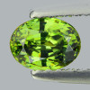 0.68 cts Oval 6x4.5 mm AAA Fire Premium Green Demantoid Natural {Horse Tail Inclusion}
