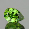 1.02 cts Pear 7x4.5 mm AAA Fire Natural Green Demantoid {Flawless-VVS}