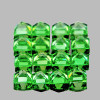 1.90 mm 25 pcs Square Princess Cut AAA Fire Tsavorite Green Garnet Natural {Flawless-VVS1}
