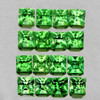 1.90 mm 25 pcs Square Princess Cut AAA Fire Tsavorite Green Garnet Natural {Flawless-VVS1}