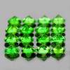 2.30 mm 16 pc Round Brilliant Cut AAA Fire Natural Chrome Green Tsavorite Garnet {Flawless-VVS}