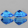 9x7 mm 2 pcs Pear Brilliant Cut AAA Fire AAA Swiss Blue Topaz Natural {Flawless-VVS1}--AAA Grade