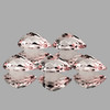 6x4 mm 5 pcs Pear Brilliant Cut AAA Fire Natural Peach Pink Morganite [Flawless-VVS]