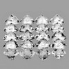 3.50 mm 20 pcs Round Brilliant Cut AAA Diamond White Topaz Natural {Flawless-VVS1}--AAA Grade